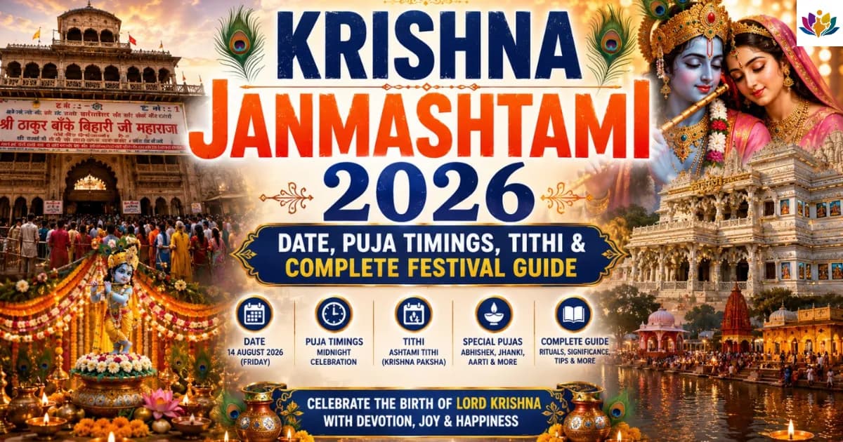 Krishna Janmashtami 2026 - Date, Timings & Guide
