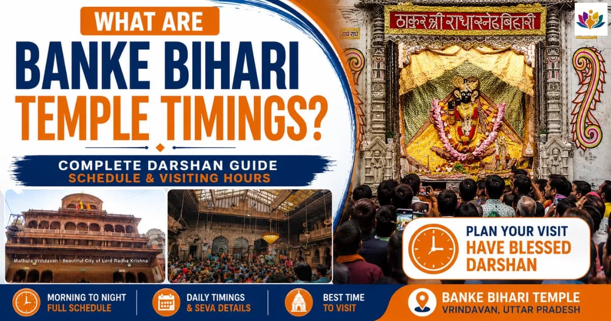 What Are the Banke Bihari Temple Timings? Complete Darshan Schedule 2026