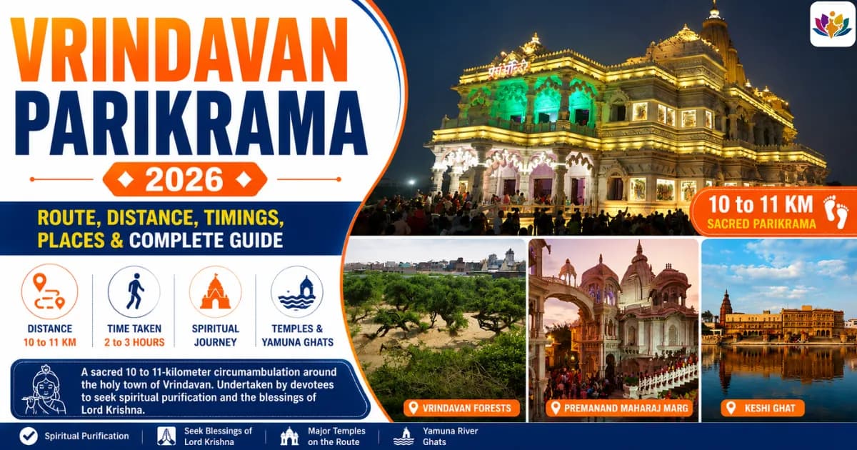 Vrindavan Parikrama 2026: Route, Distance, Timings, Places & Complete Guide