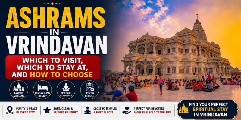 Ashrams in Vrindavan: Which to Visit, Which to Stay At, and How to Choose