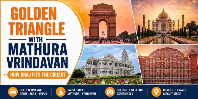 Golden Triangle with Mathura Vrindavan