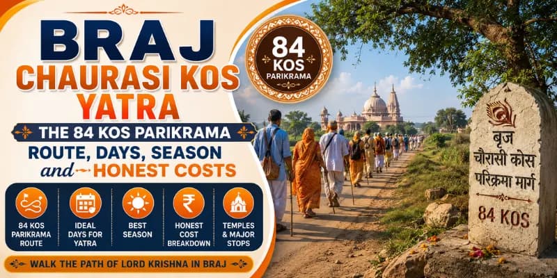 Braj Chaurasi Kos Yatra: The 84 Kos Parikrama Route, Days, Season and Honest Costs