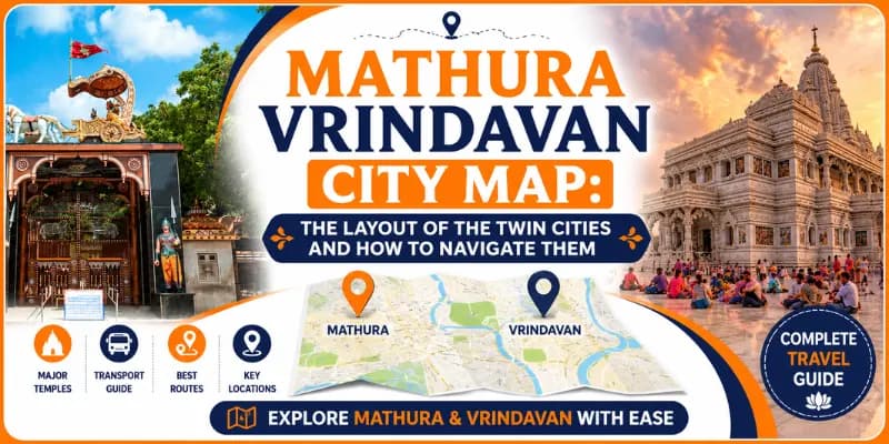 Mathura Vrindavan City Map