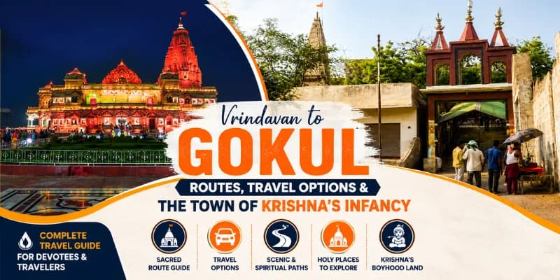 Vrindavan to Gokul Distance