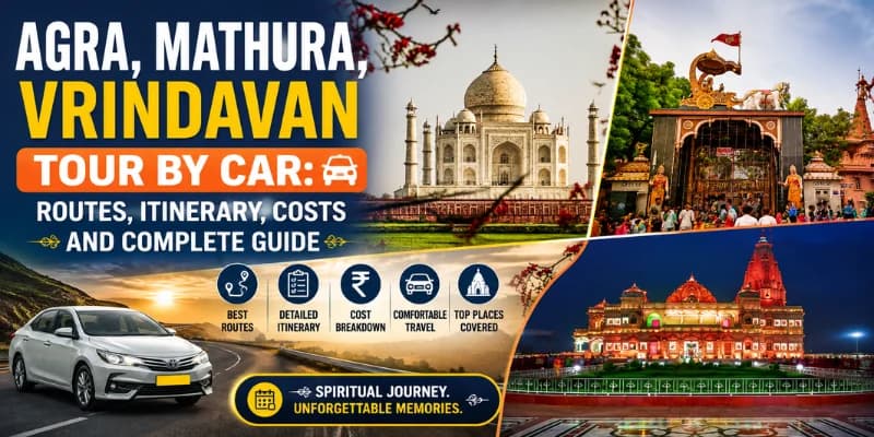 Agra Mathura Vrindavan Tour by Car
