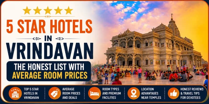 5 Star Hotels in Vrindavan: The Honest List with Average Room Prices