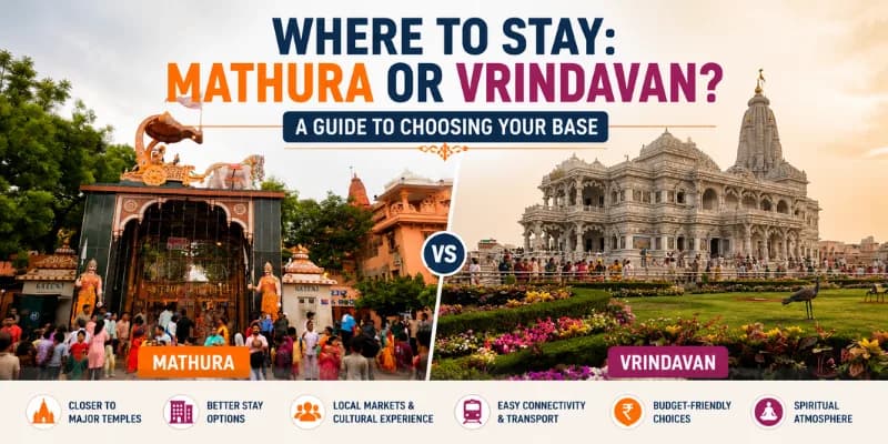 Where to Stay Mathura or Vrindavan