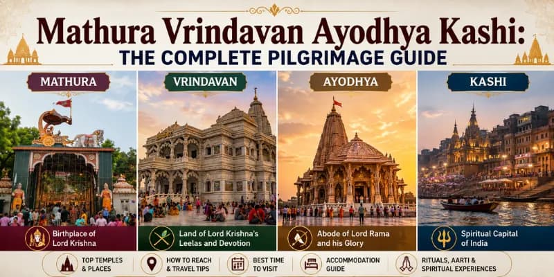 Mathura Vrindavan Ayodhya Kashi