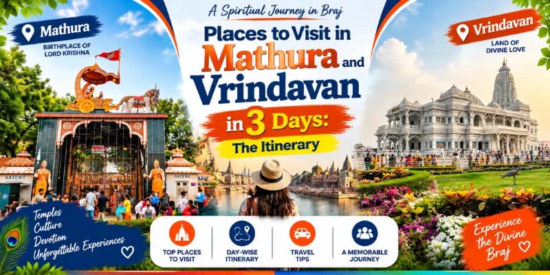 Places to Visit in Mathura and Vrindavan in 3 Days