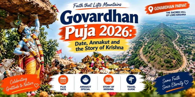 Govardhan Puja 2026: Date, Annakut and the Story of Krishna