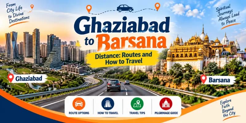 Ghaziabad to Barsana Distance: Routes and How to Travel