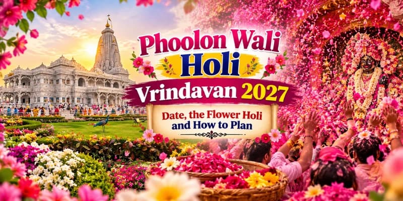 Phoolon Wali Holi Vrindavan