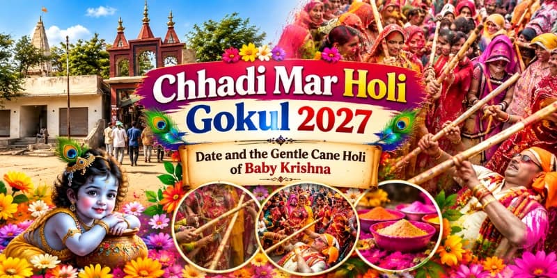 Chhadi Mar Holi Gokul