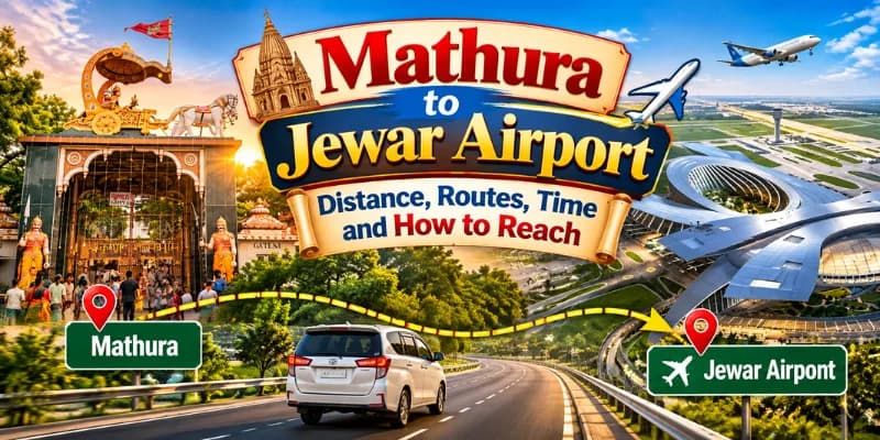 Mathura to Jewar Airport Distance: Routes, Time and How to Reach