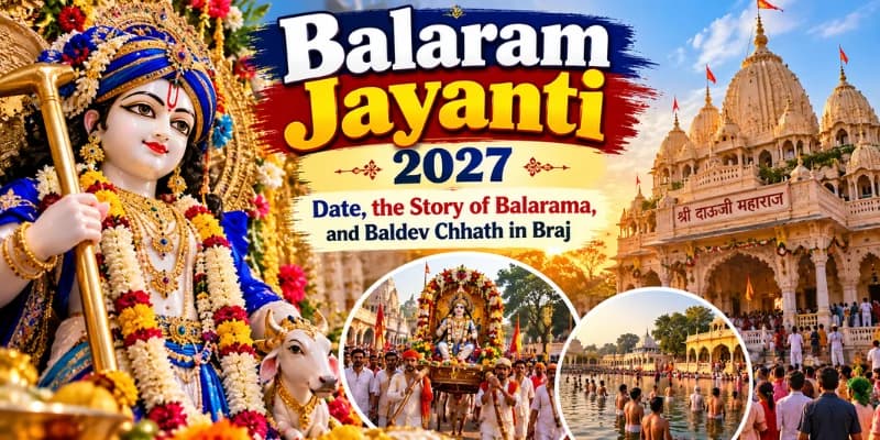 Balaram Jayanti 2027: Date, the Story of Balarama, and Baldev Chhath in Braj