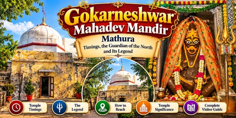 Gokarneshwar Mahadev Mandir, Mathura: Timings, the Guardian of the North and Its Legend