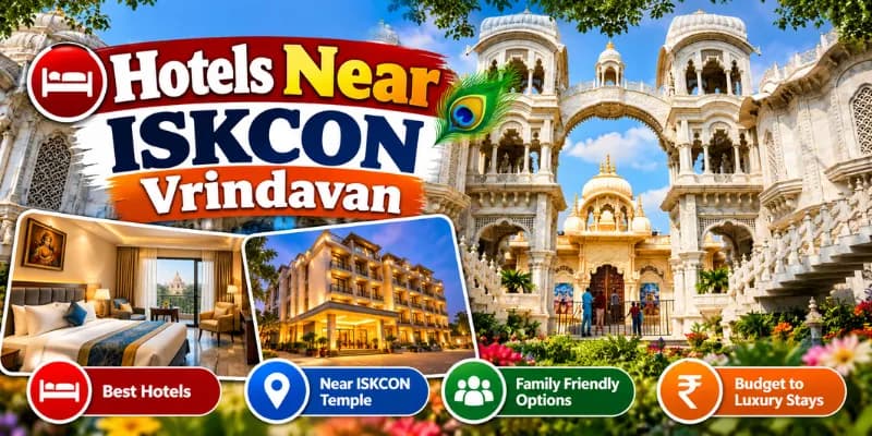 Hotels Near ISKCON Vrindavan