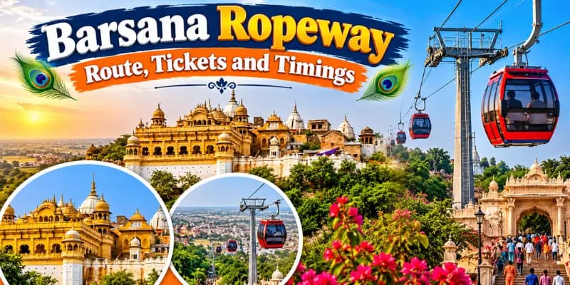 Barsana Ropeway: Route, Tickets and Timings