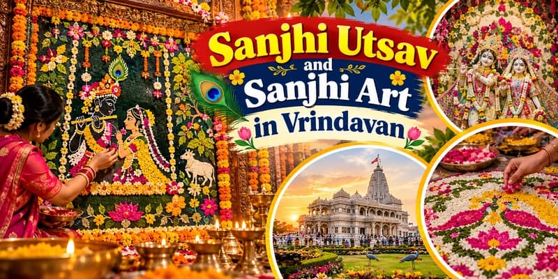 Sanjhi Utsav and Sanjhi Art in Vrindavan
